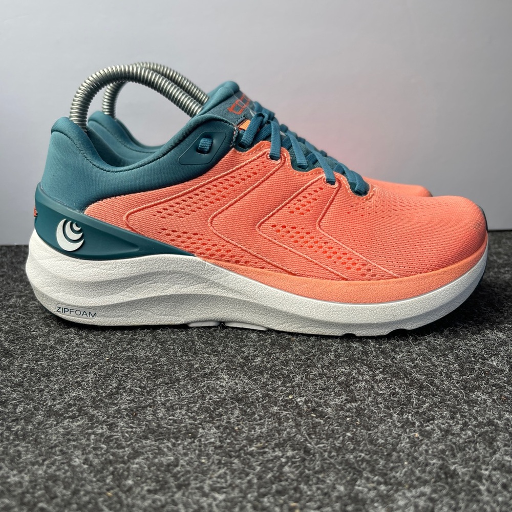 Topo Designs Coral and Teal Athletic Shoes